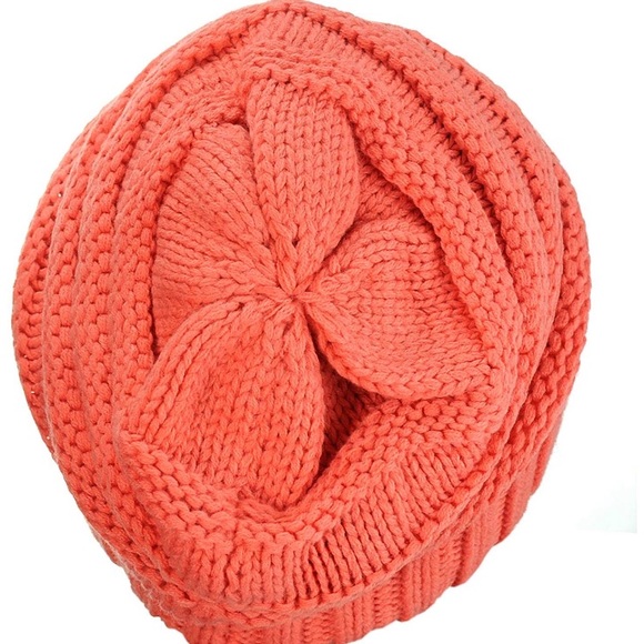 Coral Woman’s Slouch Beenie hat *NWT* main image 5